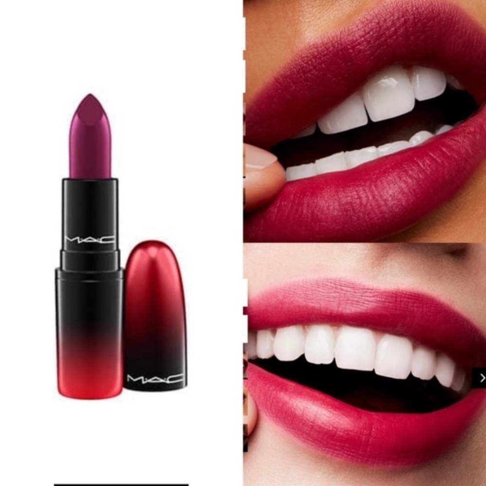 HP🎊🎊MAC Cosmetics Love Me Lipstick 415 JOIE DE VIERE- Deep Plum. Retired color - Picture 2 of 9